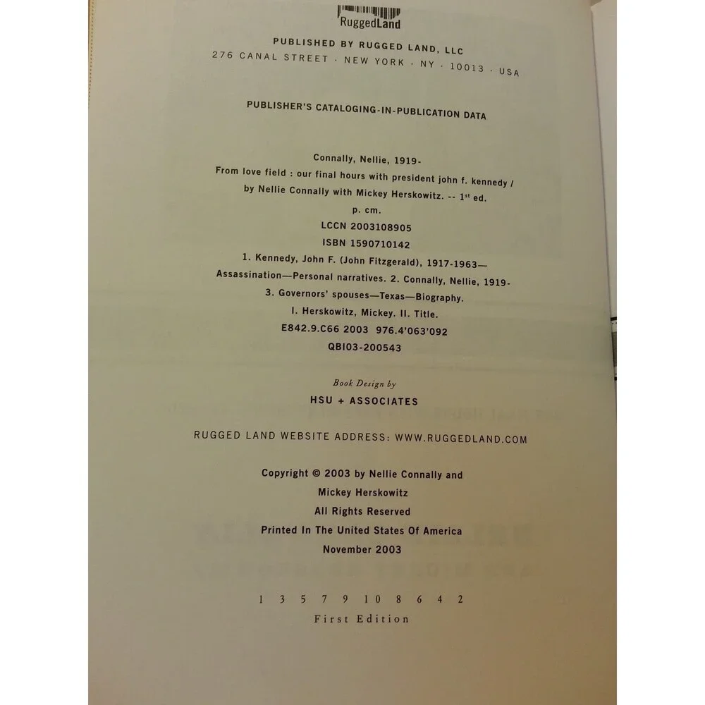 From Love Field: Our Final Hours with President John F. Kennedy